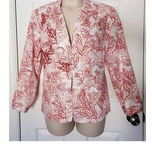 Coldwater creek Red and White Women's Top New without tags